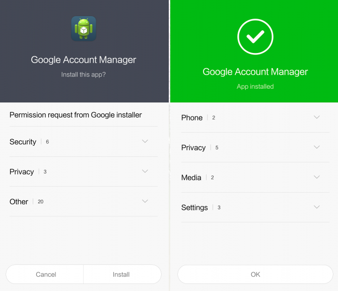 Android google account manager apk